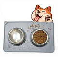 Waterproof Pet Feeding Mats with High Lips - Multiple Size and Colors_15